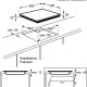 AEG HK6542H0FB Nero Da incasso Piano cottura a induzione 4 Fornello(i) 6