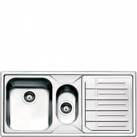 Smeg LPE102D lavello Lavello montato su piano Rettangolare Acciaio inox