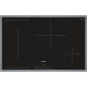 Bosch PVS845FB1E piano cottura Nero, Acciaio inox Da incasso Piano cottura a induzione 4 Fornello(i) 2
