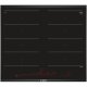 Bosch PXX675DC1E piano cottura Nero, Acciaio inox Da incasso Piano cottura a induzione 4 Fornello(i) 2