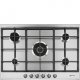 Smeg P372XGH piano cottura Acciaio inox Da incasso Gas 5 Fornello(i) 2