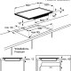 AEG HKP65410FB Nero Da incasso Piano cottura a induzione 4 Fornello(i) 4