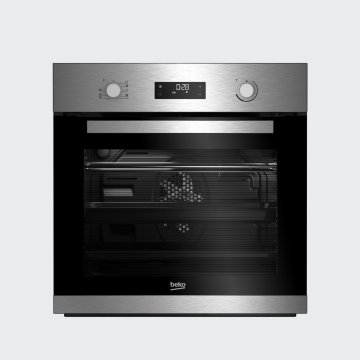 Beko BIE22300XP forno 65 L Nero, Acciaio inox