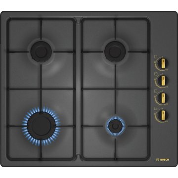 Bosch PBP6B3B60 piano cottura Nero Da incasso Gas 4 Fornello(i)