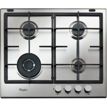Whirlpool AKA 6422/IX Acciaio inox Da incasso Gas 4 Fornello(i)