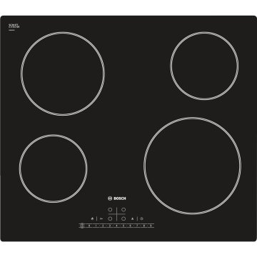 Bosch PKE 611F17E piano cottura Nero Da incasso Ceramica 4 Fornello(i)