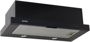 Gorenje DKF2600MSBT cappa aspirante Integrato Nero 250 m³/h