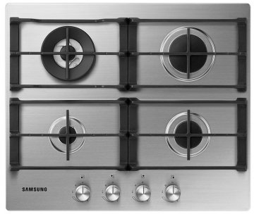 Samsung NA64H3030AS piano cottura Acciaio inossidabile Da incasso Gas 4 Fornello(i)