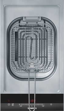 Siemens ET375FAB1E friggitrice Singolo 4 L Da incasso 2500 W Nero, Acciaio inox