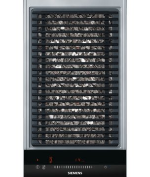Siemens ET375FUB1E griglia di cottura elettrica Nero, Acciaio inox