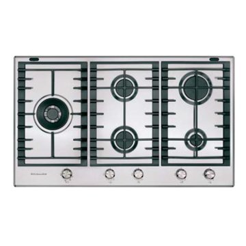 KitchenAid KHMP5 86510 piano cottura Acciaio inox Da incasso Gas 5 Fornello(i)