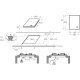 KitchenAid KHDP1 38510 Acciaio inox Da incasso 38 cm Gas 1 Fornello(i) 3