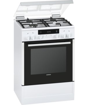 Siemens HX745225 cucina Elettrico Gas Bianco