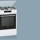 Siemens HX745225 cucina Elettrico Gas Bianco 5