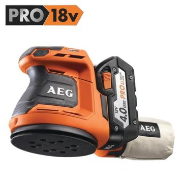 AEG BEX18-125 Li-402 C Levigatrice orbitale 11000 Giri/min 22000 OPM