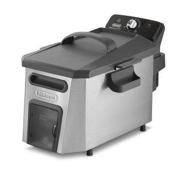 De’Longhi F 44510 CZ friggitrice Singolo 3 L Indipendente 3200 W Nero, Acciaio inox