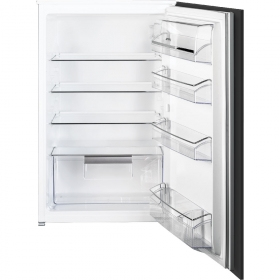 Smeg S7147LS2P frigorifero Da incasso 146 L Nero, Bianco