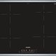 Siemens iQ100 EH640FEB1E piano cottura Nero, Acciaio inox Da incasso Piano cottura a induzione 4 Fornello(i) 2
