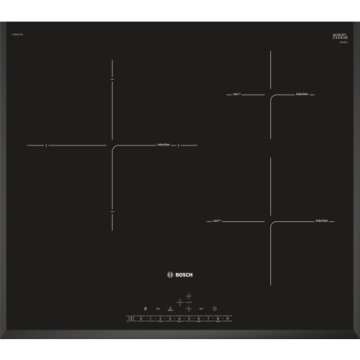 Bosch Serie 6 PIJ651FC1E piano cottura Nero Da incasso Piano cottura a induzione 3 Fornello(i)