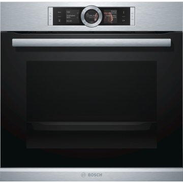 Bosch Serie 8 HBG6764S1 forno 71 L 3650 W Nero, Acciaio inox