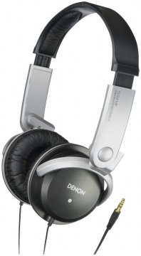 Denon AH-P372 cuffia e auricolare Cuffie Cablato Nero, Argento
