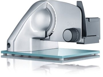 Graef Vivo V 20 affettatrice Elettrico 170 W Nero, Argento Vetro, Metallo