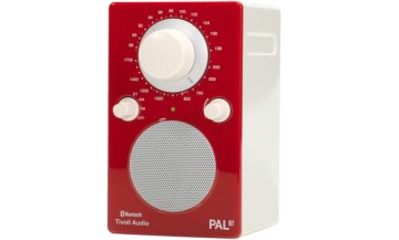 Tivoli Audio PAL BT Portatile Analogico Rosso, Bianco