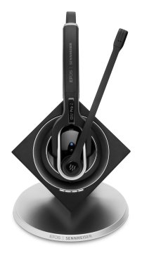 EPOS | SENNHEISER IMPACT DW Pro 2 PHONE - EU Auricolare Wireless A Padiglione Ufficio Nero, Argento