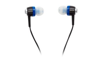 Denon AH-C101 cuffia e auricolare Cablato In-ear Nero, Blu