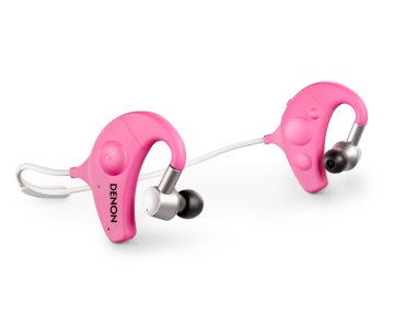 Denon AH-W150 Pink Cuffie Wireless A clip, Passanuca Bluetooth Rosa