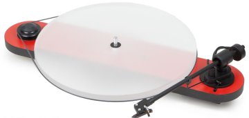 Pro-Ject Elemental Giradischi con trasmissione a cinghia Rosso, Translucent