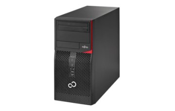 Fujitsu ESPRIMO P556/E85+ Intel® Pentium® G G4400 4 GB DDR4-SDRAM 1 TB HDD Mini Tower PC Nero, Rosso