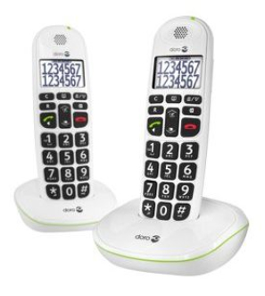 Doro PhoneEasy 110 Telefono DECT Identificatore di chiamata Bianco