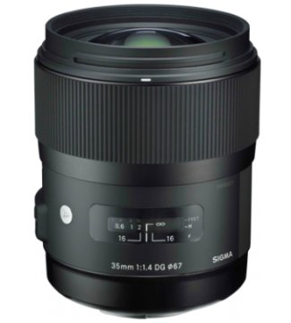 Sigma 35mm F1.4 DG HSM SLR Obiettivi standard Nero