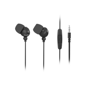 Maxell 303759 cuffia e auricolare Cablato In-ear Musica e Chiamate Nero