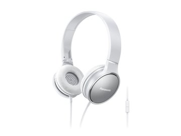 Panasonic Cuffie Stereo, 30 mm, 110 dB/mW (a 500 kHz), 1,2 m, binaco/grigio