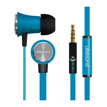 UBSOUND Fighter Auricolare Cablato In-ear Musica e Chiamate Blu