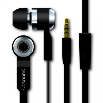 UBSOUND Smarter Auricolare Cablato In-ear Musica e Chiamate Nero