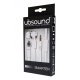 UBSOUND Smarter Auricolare Cablato In-ear Musica e Chiamate Bianco 6