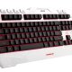 ASUS Cerberus Arctic tastiera Gaming USB Arancione, Bianco 2