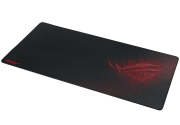 ASUS ROG Sheath Tappetino per mouse per gioco da computer Nero, Rosso