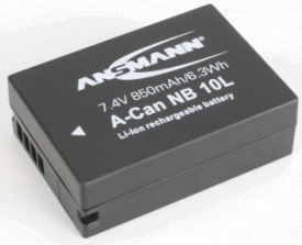 Ansmann A-CAN NB 10L Ioni di Litio 850 mAh