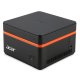 Acer Revo M1-601 Intel® Pentium® J3710 4 GB DDR3L-SDRAM 32 GB SSD Windows 10 Home Mini PC PC Nero, Arancione 3