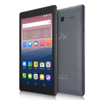 Alcatel One Touch PIXI 4 3G Mediatek 8 GB 17,8 cm (7") 1 GB Wi-Fi 4 (802.11n) Android 5.0 Nero, Grigio
