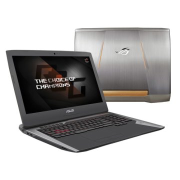 ASUS ROG G752VT-GC173T Intel® Core™ i7 i7-6700HQ Computer portatile 43,9 cm (17.3") Full HD 16 GB DDR4-SDRAM 1,13 TB HDD+SSD NVIDIA® GeForce® GTX 970M Wi-Fi 5 (802.11ac) Windows 10 Grigio