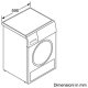 Bosch Serie 4 WTH83208IT asciugatrice Libera installazione Caricamento frontale 8 kg A++ Bianco 3