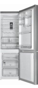 Hotpoint XH9T2ZXOJZV frigorifero con congelatore Libera installazione 369 L Stainless steel