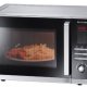 Severin MW 9675 forno a microonde Nero, Argento Superficie piana 23 L 800 W 2