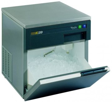 Whirlpool AGB 022 macchina per cubetti di ghiaccio 24 kg/24h 210 W Acciaio inox