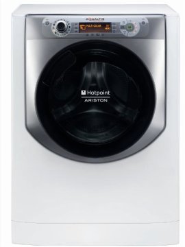 Hotpoint AQ94D 49D IT lavatrice Caricamento frontale 9 kg 1400 Giri/min Argento, Bianco